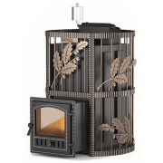 Дровяная печь для бани Эверест Inox 25 (280) Ковка Дровяная печь для бани Эверест Inox 25 (280) Ковка