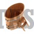 Купель для бани и сауны Bentwood овальная из сращенных ламелей лиственницы (0,80Х1,42 H=1,0) Скидка