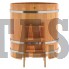 Купель для бани и сауны Bentwood угловая из сращенных ламелей лиственницы (1,10Х1,10 H=1,2) Доставка по РФ