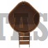 Купель для бани и сауны Bentwood угловая из дуба (1,10Х1,10 H=1,40)