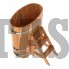 Купель для бани и сауны Bentwood овальная из сращенных ламелей лиственницы (0,59Х1,06 H=1,2)