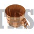 Купель для бани и сауны Bentwood круглая из сращенных ламелей лиственницы (D=1,80 H=1,4)
