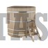 Купель для бани и сауны Bentwood угловая из кедра (1,53Х1,53 H=1,40)
