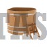 Купель для бани и сауны Bentwood угловая из лиственницы (1,53Х1,53 H=1,10)