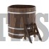 Купель для бани и сауны Bentwood угловая из дуба (1,10Х1,10 H=1,10)