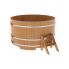 Купель для бани и сауны Bentwood круглая из лиственницы (D=1,80 H=1,0)