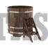 Купель для бани и сауны Bentwood круглая из сращенных ламелей лиственницы (D=1,17 H=1,2)