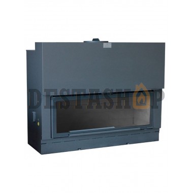 Каминная топка Axis H 1600 simple face WS Black BN2