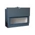 Каминная топка Axis H 1600 simple face WS Black BG2