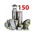 Дымоход Ø 150 с пожароизоляцией (проход через стену) Комплект
