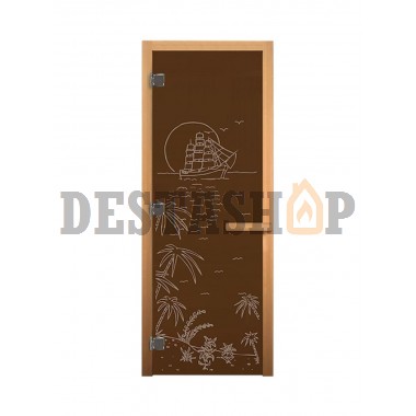 Дверь для бани/сауны LK ДС Бронза "Лагуна" 1900х700мм Характеристики