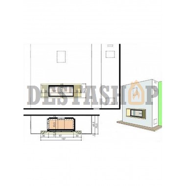 Каминная облицовка Piazzetta Vision