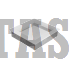 Вентиляционная решетка белая 22B (22x22 мм)