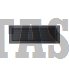 Вентиляционная решетка графит 49GX (17x49 мм)