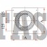 Опора Дымок 0.5 мм с изоляцией, d=110 мм