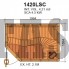 Сауна в сборе SAWO 1420LSC-WD без оборудования и аксессуаров, кедр