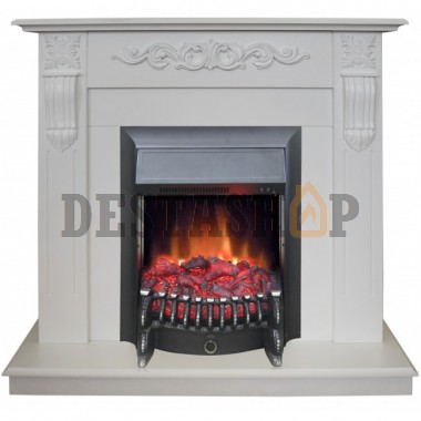 Каминокомплект RealFlame Dominica WTс Fobos s Lux BL