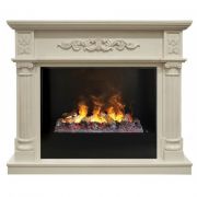Каминокомплект RealFlame Silvia 26 WT 3D Cassette 630 + Black вставка