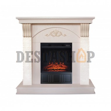 Каминокомплект RealFlame Corfino WT с Junior 18 + подиум