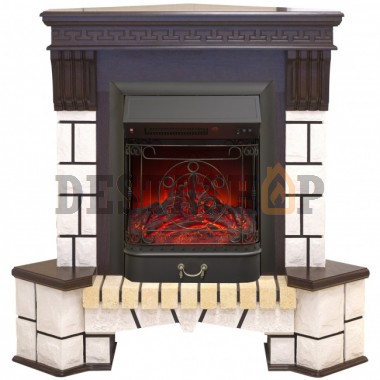 Каминокомплект RealFlame Stone New Corner (угловой) AO с Majestic Lux