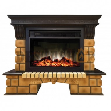 Каминокомплект RealFlame Stone Brick 26 AO с Moonblaze Lux BL S