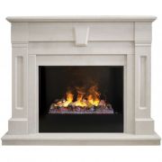 Каминокомплект RealFlame Kellie 26 WT 3D Cassette 630 + Black вставка Каминокомплект RealFlame Kellie 26 WT 3D Cassette 630 + Black вставка