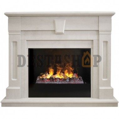 Каминокомплект RealFlame Kellie 26 WT 3D Cassette 630 + Black вставка