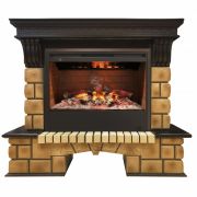 Каминокомплект RealFlame Stone Brick 26 AO с Helios 26 3D Каминокомплект RealFlame Stone Brick 26 AO с Helios 26 3D