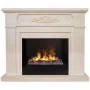 Каминокомплект RealFlame Malta 26 WT 3D Cassette 630 + Black вставка Каминокомплект RealFlame Malta 26 WT 3D Cassette 630 + Black вставка