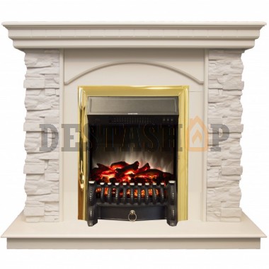 Каминокомплект RealFlame Elford WT с Fobos Lux BR S
