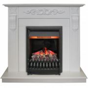 Каминокомплект RealFlame Dominica WT с Oregan 3D Каминокомплект RealFlame Dominica WT с Oregan 3D