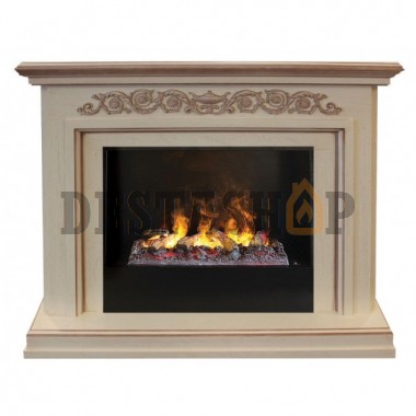 Каминокомплект RealFlame Leticia 26 WT 3D Cassette 630 + Black вставка