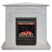Каминокомплект RealFlame Dominica Corner WT с Oregan 3D Каминокомплект RealFlame Dominica Corner WT с Oregan 3D
