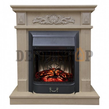 Каминокомплект RealFlame Adelaida WT с Majestic Lux S BR