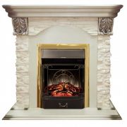Каминокомплект RealFlame Dublin Lux WT с Majestic Lux BR S Каминокомплект RealFlame Dublin Lux WT с Majestic Lux BR S