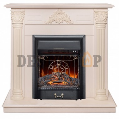 Каминокомплект RealFlame Stefania WT с Majestic Lux S BL