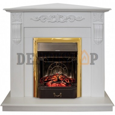 Каминокомплект RealFlame Dominica Corner WT c Majestic S Lux