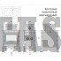Каминная облицовка КимрПечь Кострома пристенная двухъярусная Апрель